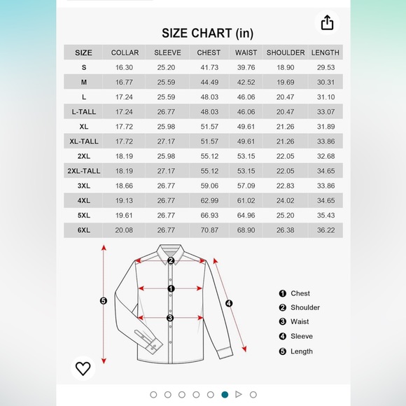 Flex Men’s Black Stretch Dress Shirt Size M - Picture 2 of 4